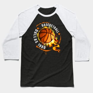 Graphic Basketball Name Dallas Classic Styles Baseball T-Shirt